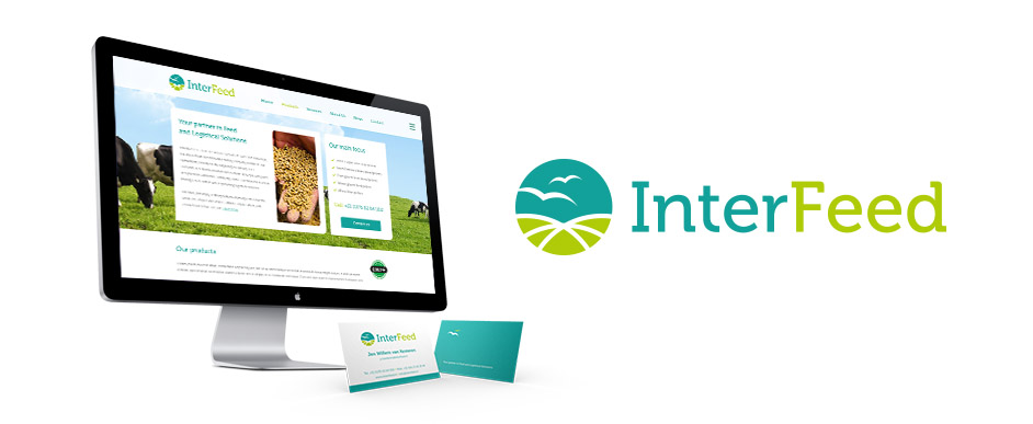 Ontwerp logo, huisstijl en website ontwerp voor InterFeed