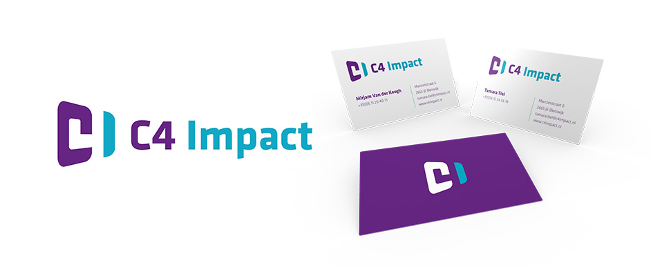 Ontwerp logo en huisstijl voor C4 Impact te Bleiswijk